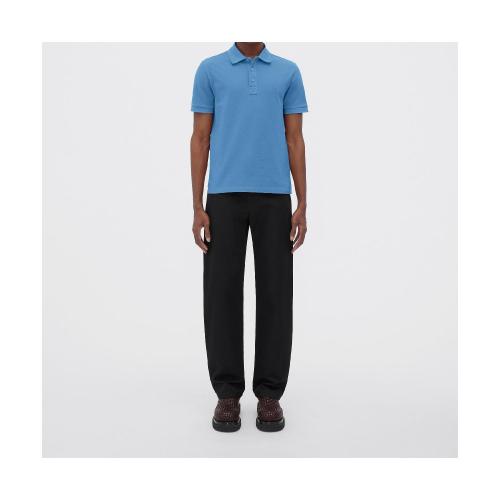  BV葆蝶家 22年秋冬 男士 短袖Polo polo en jersey en pique de coton 682544V01G04225