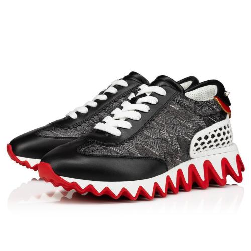  CL紅底鞋 22年秋冬 女士 休閑運(yùn)動鞋 Loubishark woman 3221073t688