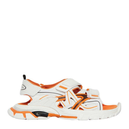 Balenciaga/巴黎世家 女士拼色聚氨酯混紡滌綸履帶經(jīng)典字母徽標(biāo)裝飾運(yùn)動鞋涼鞋女鞋 617543-W2FH1-9059