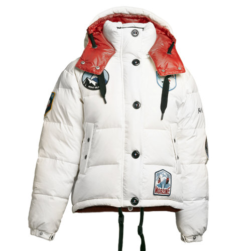 Nivose/尼渥絲 BARIOZ巴里奧茲女款大廓型面包服-街頭徽標(biāo)-Ski Culture 全球限量版40件，女士羽絨服 米色