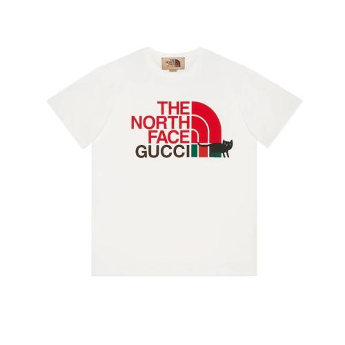  GUCCI古馳 22年秋冬 女士 The North Face x Gucci聯(lián)名系列T恤 615044 XJDTF 9095