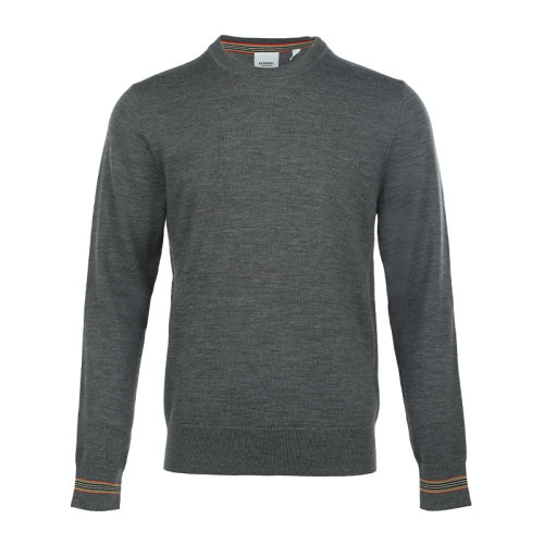 BURBERRY/博柏利 標(biāo)志性條紋裝飾套頭男士針織衫/毛衣 8033201 1