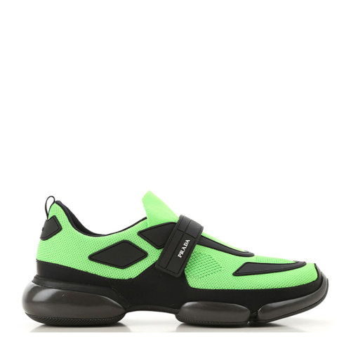 PRADA/普拉達(dá) 男士綠色皮革休閑鞋運(yùn)動鞋跑步鞋男鞋 20G064-20BZ-F0JNB