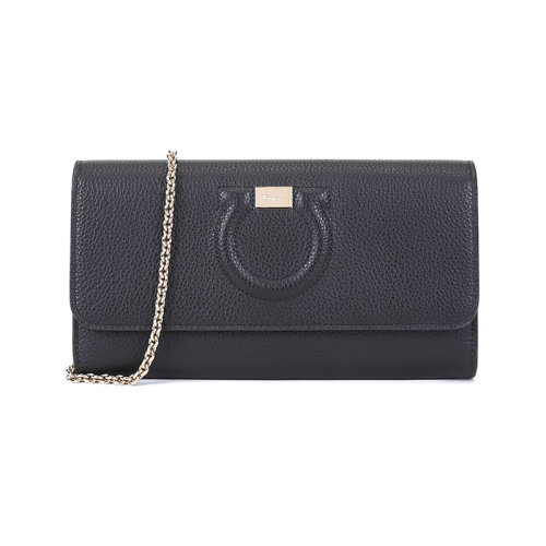 SalvatoreFerragamo/菲拉格慕 女士牛皮GANCINI迷你包單肩斜挎包手拿包22D292