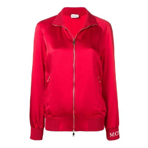 Moncler/蒙克萊 女士紅色醋酸纖維外套 5760300 C0006 45B