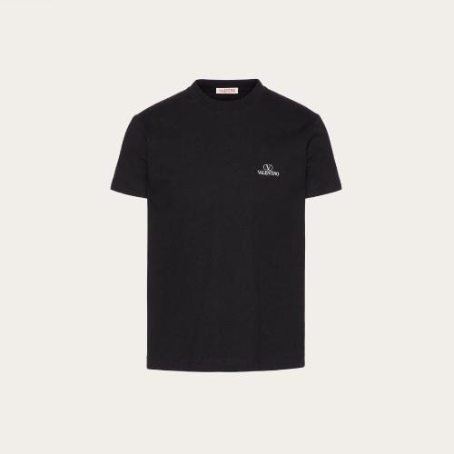  VALENTINO華倫天奴 22年秋冬 男士 短袖T恤 T-SHIRT EN COTON A_VEC IMPRIMé VLOGO VALENTINO