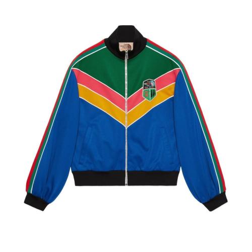  GUCCI古馳 22年秋冬 女士 The North Face x Gucci聯(lián)名系列棉質(zhì)夾克 673754 XJDUE 4153