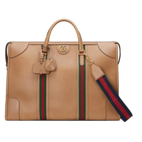  GUCCI古馳 22年秋冬 男士 飾雙G加大號旅行包 715773 AAA0O 9746