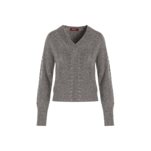  MaxMara/麥絲瑪拉 女士灰色羊絨針織衫/毛衣 APPIA-006 PLFSX