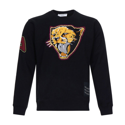 Givenchy/紀(jì)梵希 男衛(wèi)衣 男士棉質(zhì)圓領(lǐng)長(zhǎng)袖運(yùn)動(dòng)衫 BMJ06F30AF