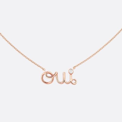  DIOR迪奧 22年秋冬 女士 項(xiàng)鏈 Oui 項(xiàng)鏈 JOUI95035_0000 預(yù)定商品1-3周發(fā)貨