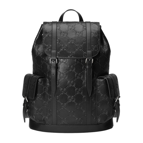 GUCCI/古馳 GG印花壓紋皮革背包 625770 1W3BN