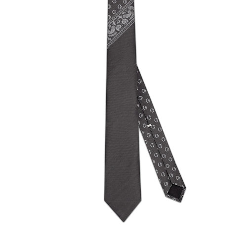 DIOR/迪奧 22年早春新款 男士灰色桑蠶絲飾巾圖案領(lǐng)帶28C1047A0636_C888