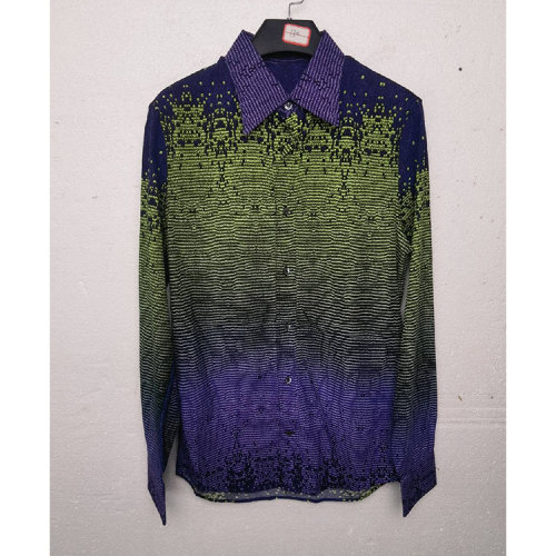 Roberto Cavalli/羅伯圖 卡維里 花色男士襯衫 CUA320ACA159