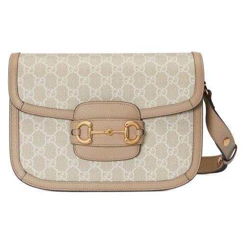  GUCCI古馳 22年秋冬 女士 Gucci 馬銜扣1955系列小號(hào)手袋 602204 UULBG 9683