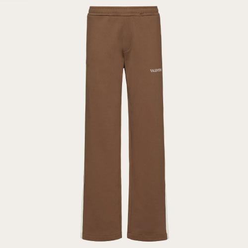  VALENTINO華倫天奴 22年秋冬 男士 休閑褲 PANTALON EN JERSEY A_VEC INSCRIPTION IMPRIMéE V