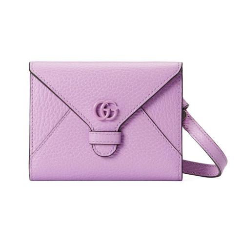  GUCCI古馳 22年秋冬 女士 GG Marmont系列卡片夾 701073 17WFF 5416