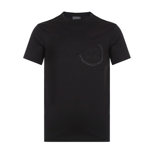 EmporioArmani/安普里奧阿瑪尼棉質(zhì)圓領(lǐng)男士短袖T恤3G1TL11JTUZF063