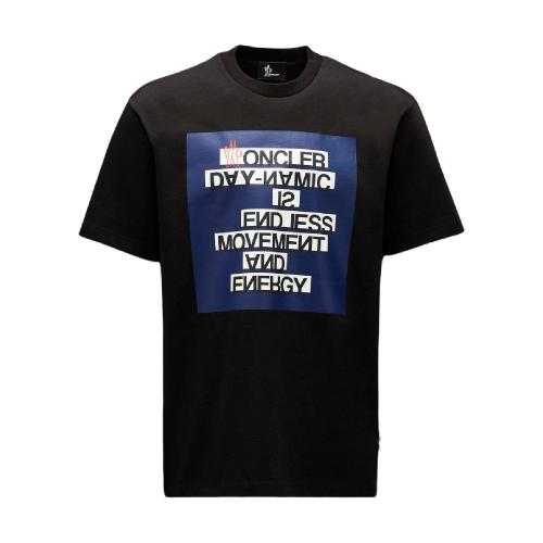  MONCLER蒙可蒙克萊 22年秋冬 男士 短袖T恤 Printed T-Shirt H20978C0000383927999