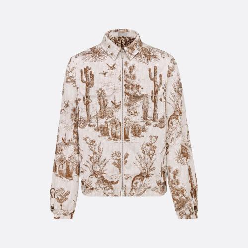  DIOR迪奧 22年秋冬 男士 夾克 拉鏈短夾克 213C522C5531_C181