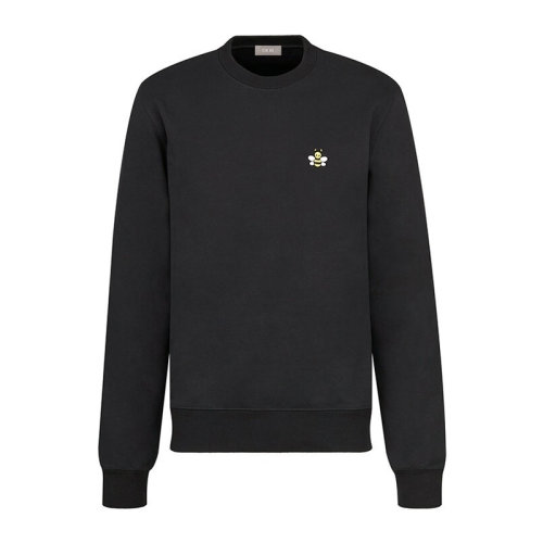 Dior Homme/迪奧桀傲   男裝 黑色蜜蜂刺繡套頭休閑 男衛(wèi)衣