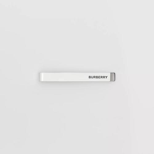  BURBERRY 22年秋冬 男士 徽標(biāo)裝飾鍍鈀金領(lǐng)帶夾 80356921 預(yù)定商品1-3周發(fā)貨