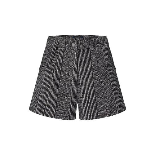  LV路易威登 22年春夏 女士 短褲 金屬線條紋短褲 1A9AX0 1A9AX1 1A9AWW 1A9AWX 1A9AWY 1A9AWZ