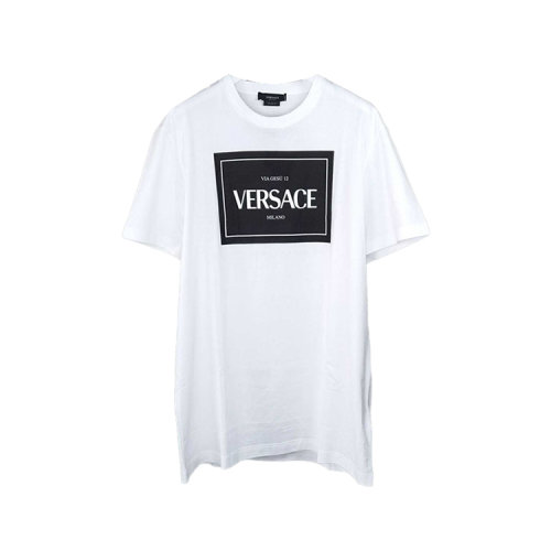 Versace 范思哲 新款logo短袖 白色 男女同款