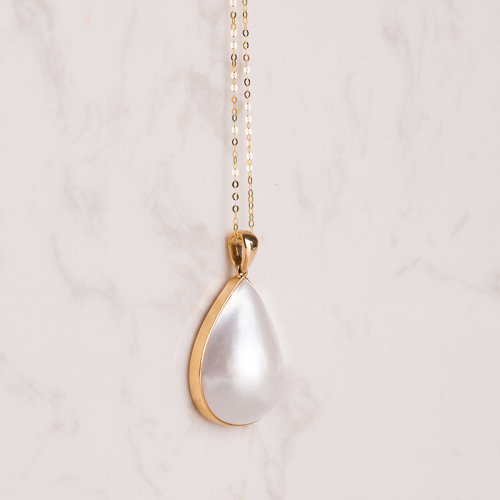 GeleiStory/GeleiStory真我系列14K金馬貝珍珠項鏈