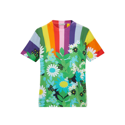 Moncler/蒙克萊 20年秋冬 百搭 女性 logo 混色 女士短袖T恤 8C70510 829HF 860