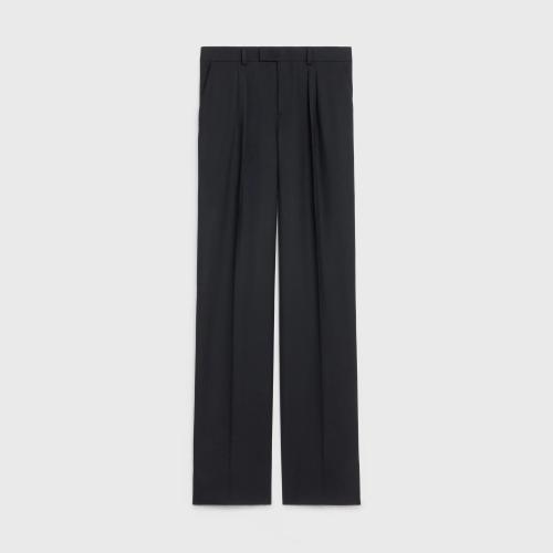  CELINE賽琳思琳 22年秋冬 女士 休閑褲 PANTALON MARGARET GABARDINE DE LAINE 2P688650D.38NO