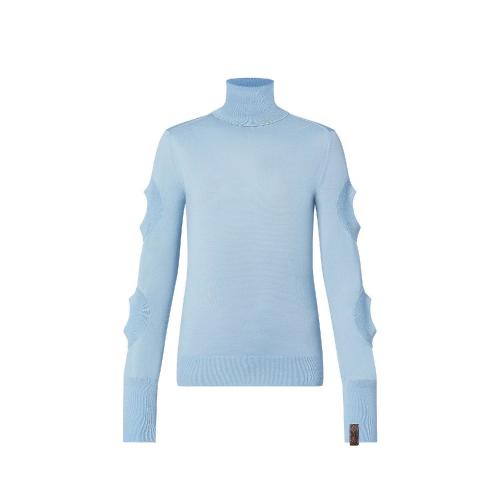  LV路易威登 22年春夏 女士 針織衫 剪裁衣袖樽領(lǐng)衫 1A9BFB 1A9BF9 1A9BFC 1A9BFA 1A9BFD 預(yù)定商品2-6周發(fā)貨