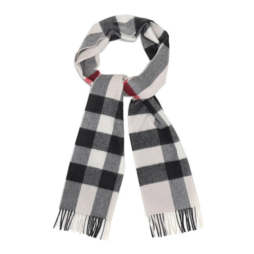 BURBERRY/博柏利 格紋羊絨圍巾80155501