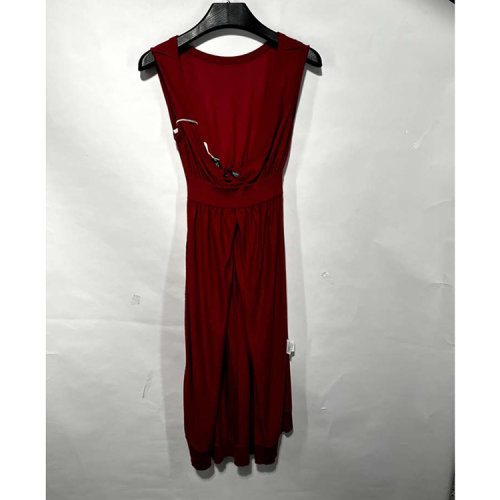 Alexander McQueen/亞歷山大麥昆 紅色系女士針織連衣裙