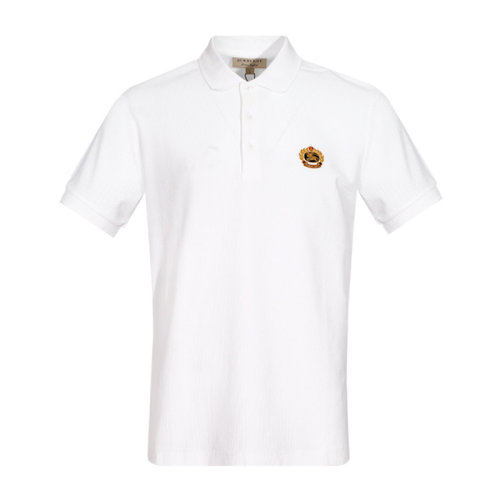 BURBERRY/博柏利白色織物男士短袖T恤8003021    bh