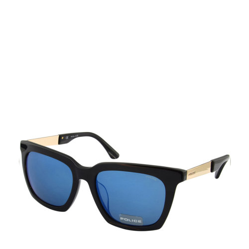 Police/警察 男女款太陽(yáng)鏡 時(shí)尚復(fù)古板材大框墨鏡眼鏡 SPL368K 55mm