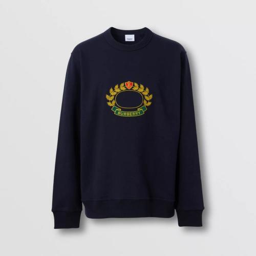  BURBERRY 22年秋冬 男士 橡木葉徽章刺繡棉質(zhì)運(yùn)動(dòng)衫 80612881