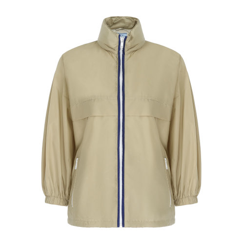 PRADA/普拉達 姜黃色 女士九分袖腰封飾拉鏈夾克外套 29Y764_Q04_F0Z35_S_201