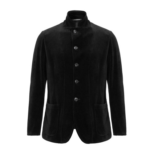 Emporio Armani 男士 黑色 毛呢夾克外套  91G57S-91S59-999