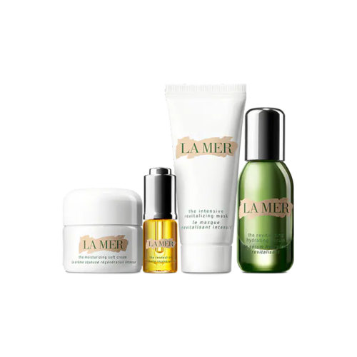 La Mer海藍(lán)之謎 修護(hù)4件套套裝 密集賦活精華面膜30ml+賦活保濕精華露15ml+煥活精華油5ml+精華乳霜15ml
