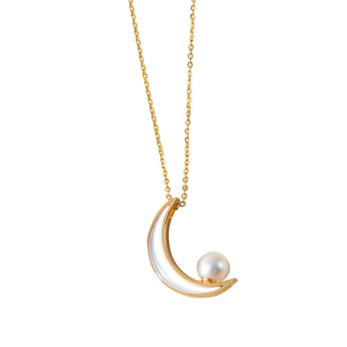 GeleiStory/GeleiStory  925銀鍍金淡水珍珠經(jīng)典輕奢碎骨項(xiàng)鏈  首飾＞項(xiàng)飾＞項(xiàng)鏈