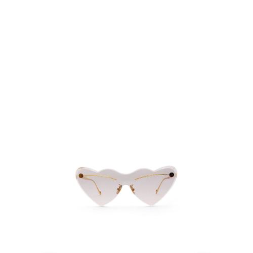  LOEWE羅意威 22年秋冬 女士 太陽眼鏡 Heart sunglasses in metal G000270X02-1615