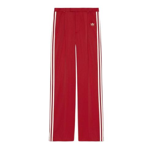  GUCCI古馳 22年秋冬 男士 adidas x Gucci聯名系列針織長褲 714885 ZAKQU 6429