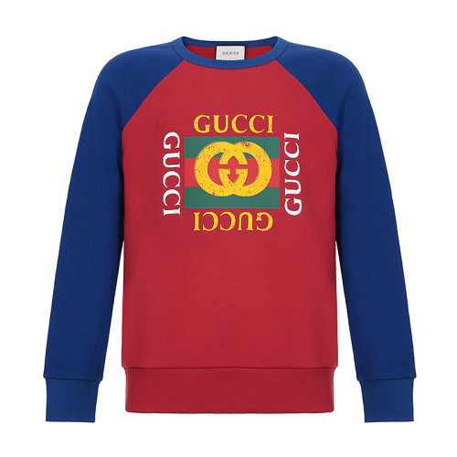 GUCCI/古馳 男衛(wèi)衣 男士棉質(zhì)圓領(lǐng)長袖衛(wèi)衣套頭衫 497255 X3I87