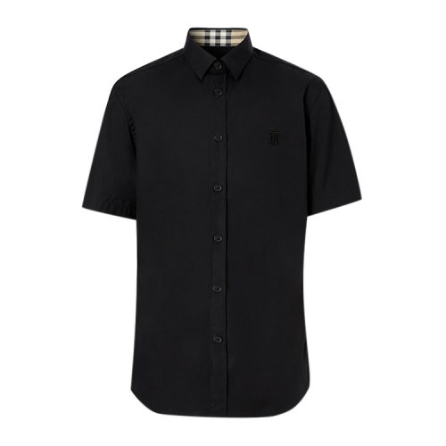 BURBERRY/博柏利 短袖專屬標(biāo)識(shí)圖案男士短袖襯衫 8032310 1