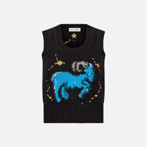  DIOR迪奧 22年秋冬 女士 針織衫 無袖針織衫 244T11CE320_X9729