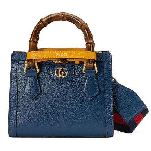  GUCCI古馳 22年秋冬 女士 Gucci Diana竹節(jié)迷你托特包 702732 U3ZDT 4862