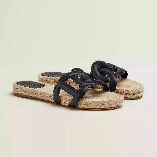  HERMES愛馬仕 22年秋冬 女士 平底涼鞋 Espadrilles Famosa H222151Z 02360