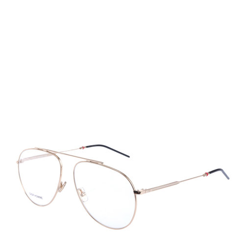 DIOR/迪奧女士時尚金色邊框透明鏡片眼鏡光學(xué)鏡架 DIOR0221-101287J5G5914