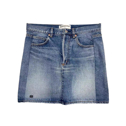 Balenciaga巴黎世家  藍色女士短裙